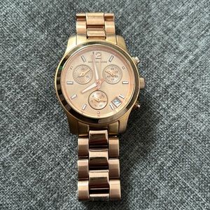 Michael Kors rose gold watch